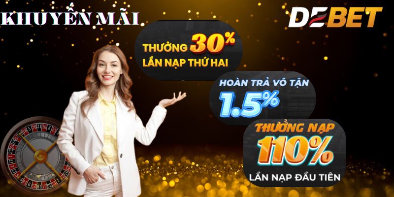 Các chương trình khuyến mãi game bài tại Debet