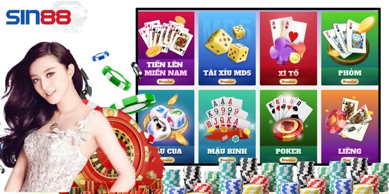 Ưu thế khi chơi game bài trực tuyến tại Sin88